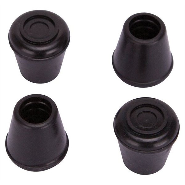 Prosource Leg Tip Rubber 1/2 Inch Black FE-50632-PS